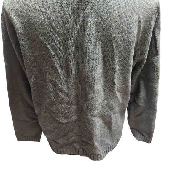 Croft and Barrow Petite Large Green Christmas Zip Up Sweater - Picture 11 of 13